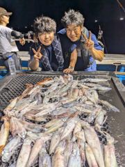 7월 25일, 요즘 한치 핫플 제주 서부 앞바다 사진