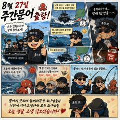 8월27일~ 문어야~!!놀러왔자나~~! 사진