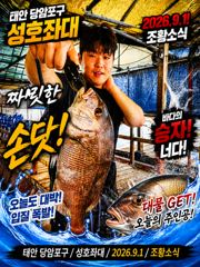오늘의조황 - 9.1 성호좌대 조황소식 - 성호바다좌대 사진