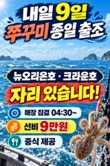 <발키리호> 쭈꾸미-오전 마무리 조황(8일)-내일 쭈꾸미 자리있습니다. 사진