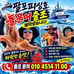 [사천] 삼천포 팔포피싱호 문어 출조 하실분 예약받습니다 사진