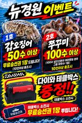[사천] 갑오징어 쭈꾸미 마릿수 이벤트 시작 내일 출조확정입니다 자리여유 사진