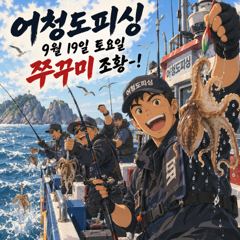 9월 19일 토요일/ 쭈꾸미 조황 사진