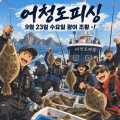 9월 23일 수요일 / 생미끼 조황 사진