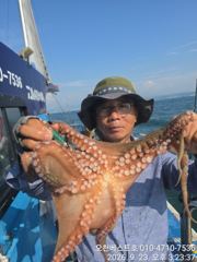 9/23일 오천베스트호 쭈/갑오징어 출조조황 사진